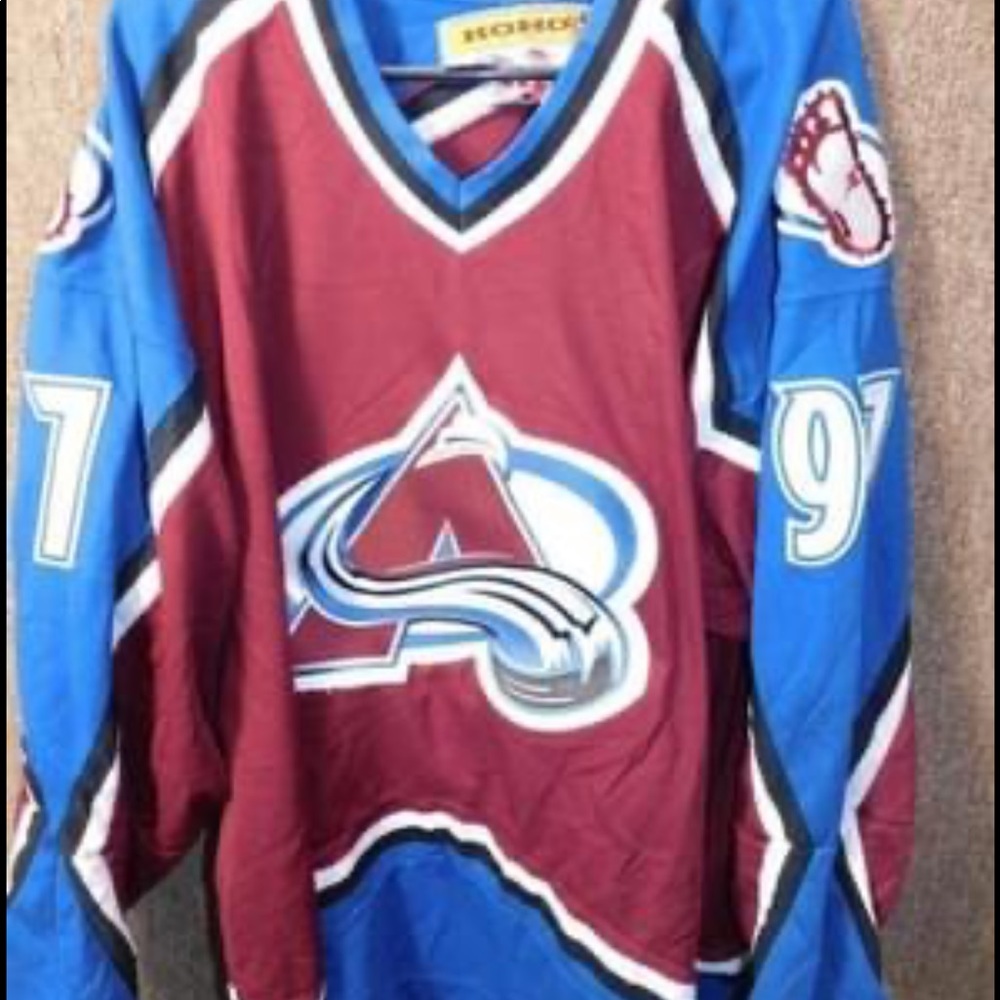 NHL COLORADO AVALANCHE JERSEY KOHO #97 SIZE XXL